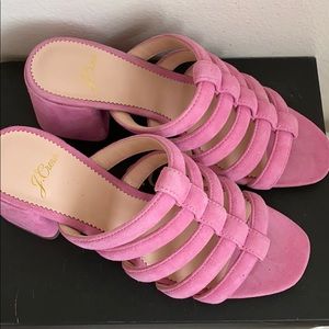 Gorgeous pink leather J. Crew shoes